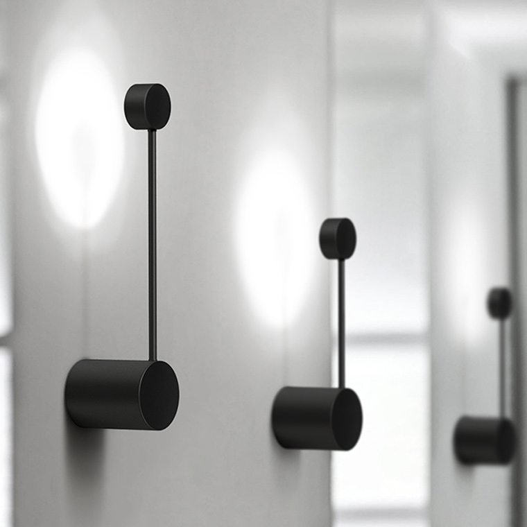 Бра Via Pin Wall Injection L41,5+29,5 Black by ImperiumLoft
