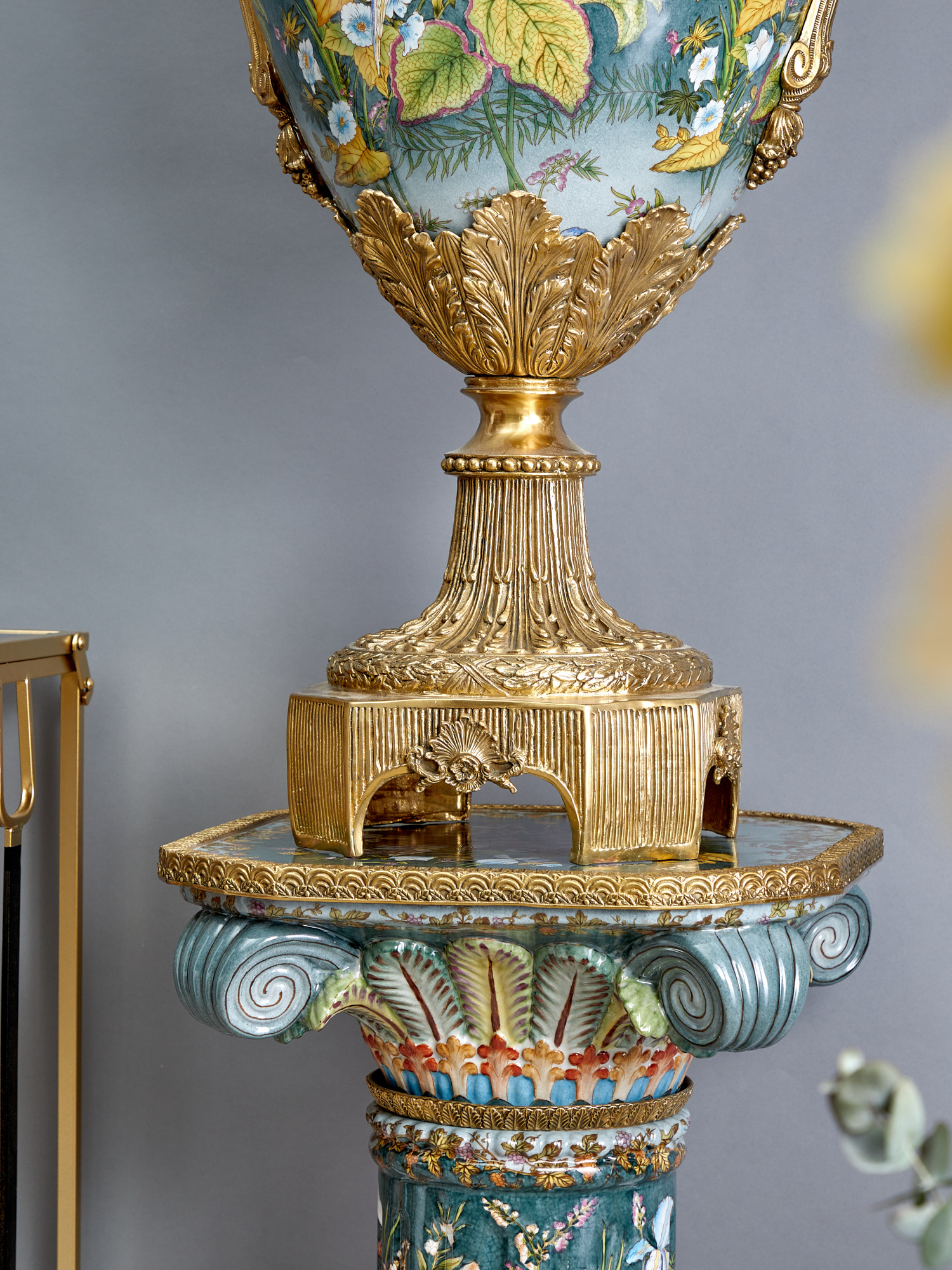 Ваза с крышкой Glasar J527C/LB3662