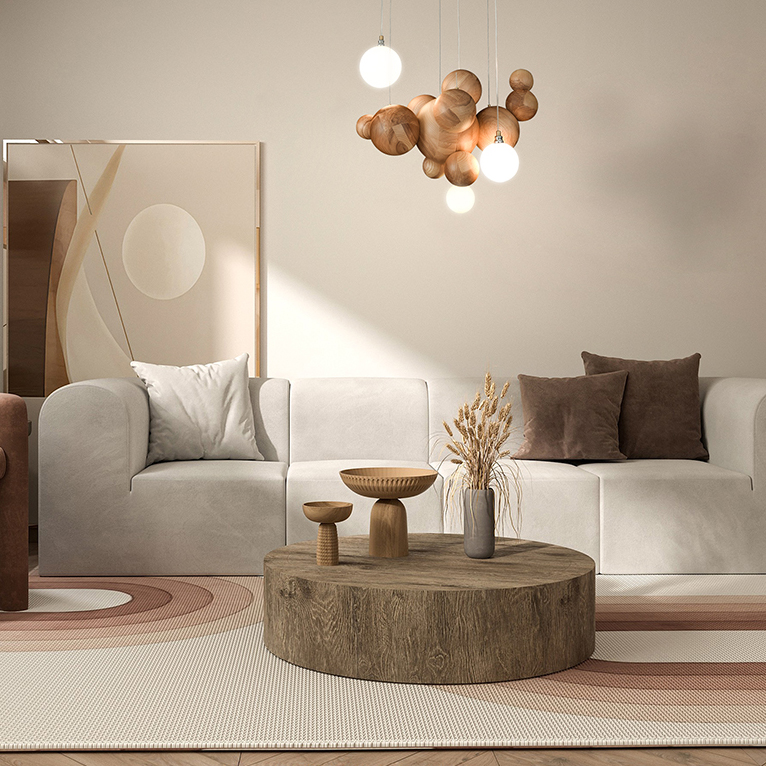 Подвесной светильник HELSING Light brown by ImperiumLoft