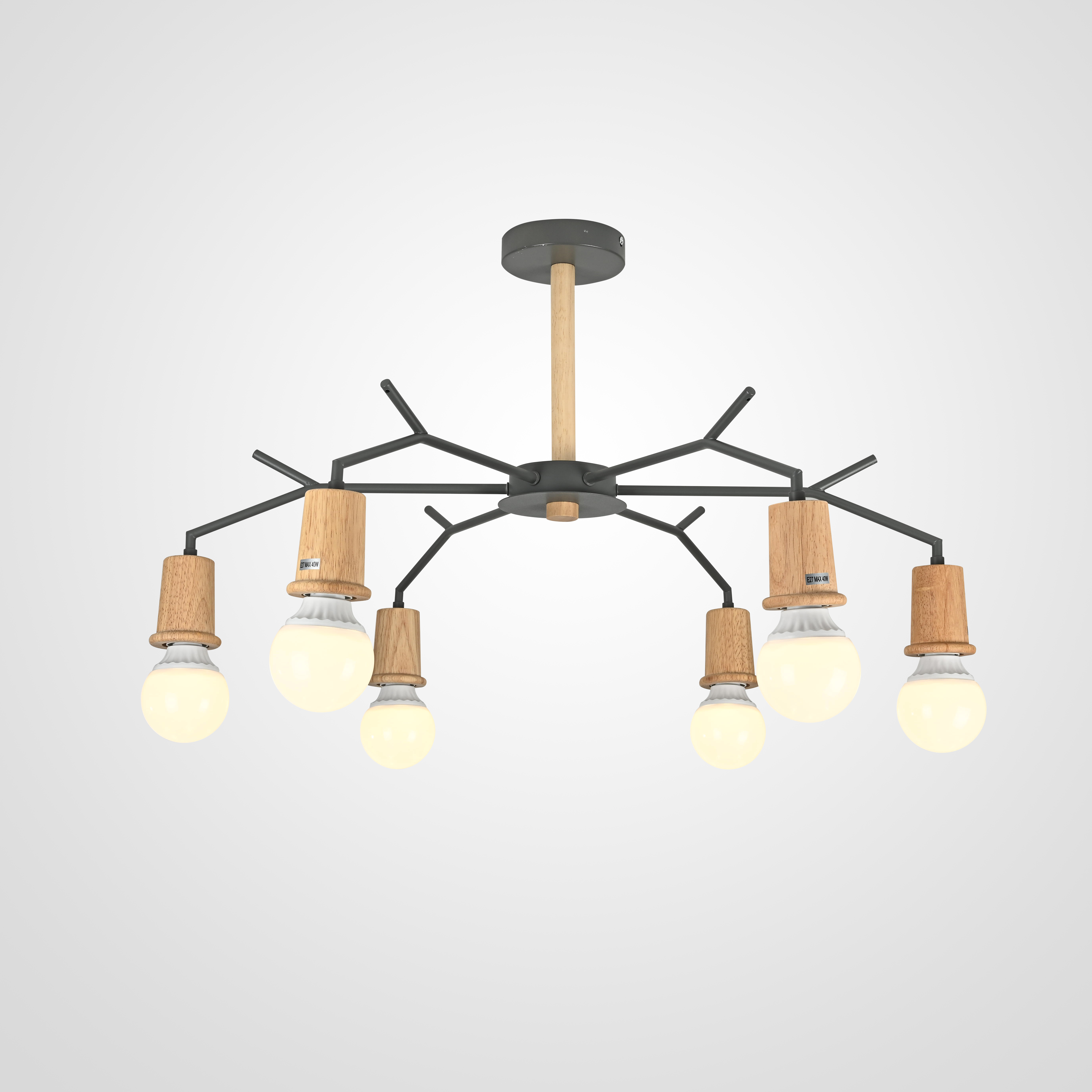 Потолочная Люстра Les Color D80 Grey By Imperiumloft