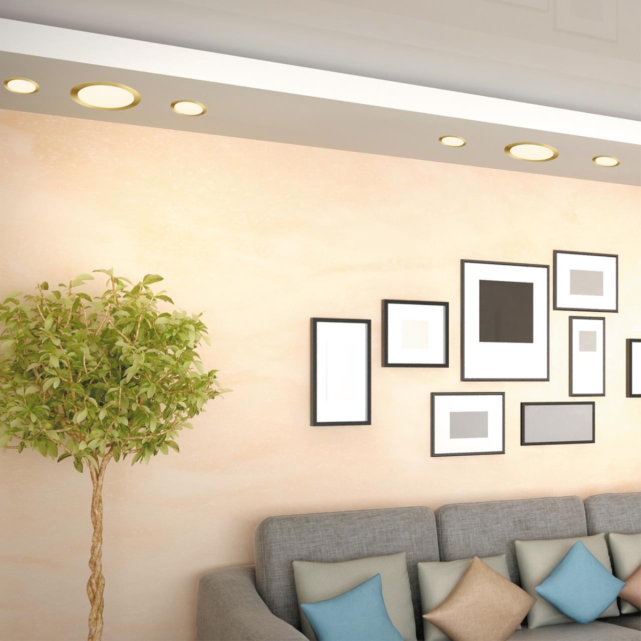 Встраиваемый светодиодный светильник с переключателем цветовой температуры Novotech 358956