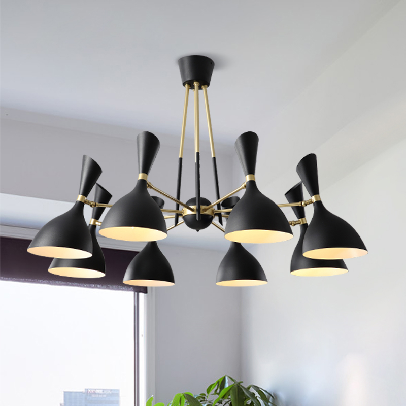 Подвесная люстра TRUMPET D70 Black by ImperiumLoft