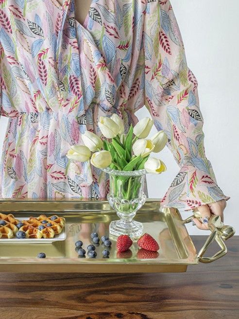 Поднос декоративный Силуэт Glasar 48448