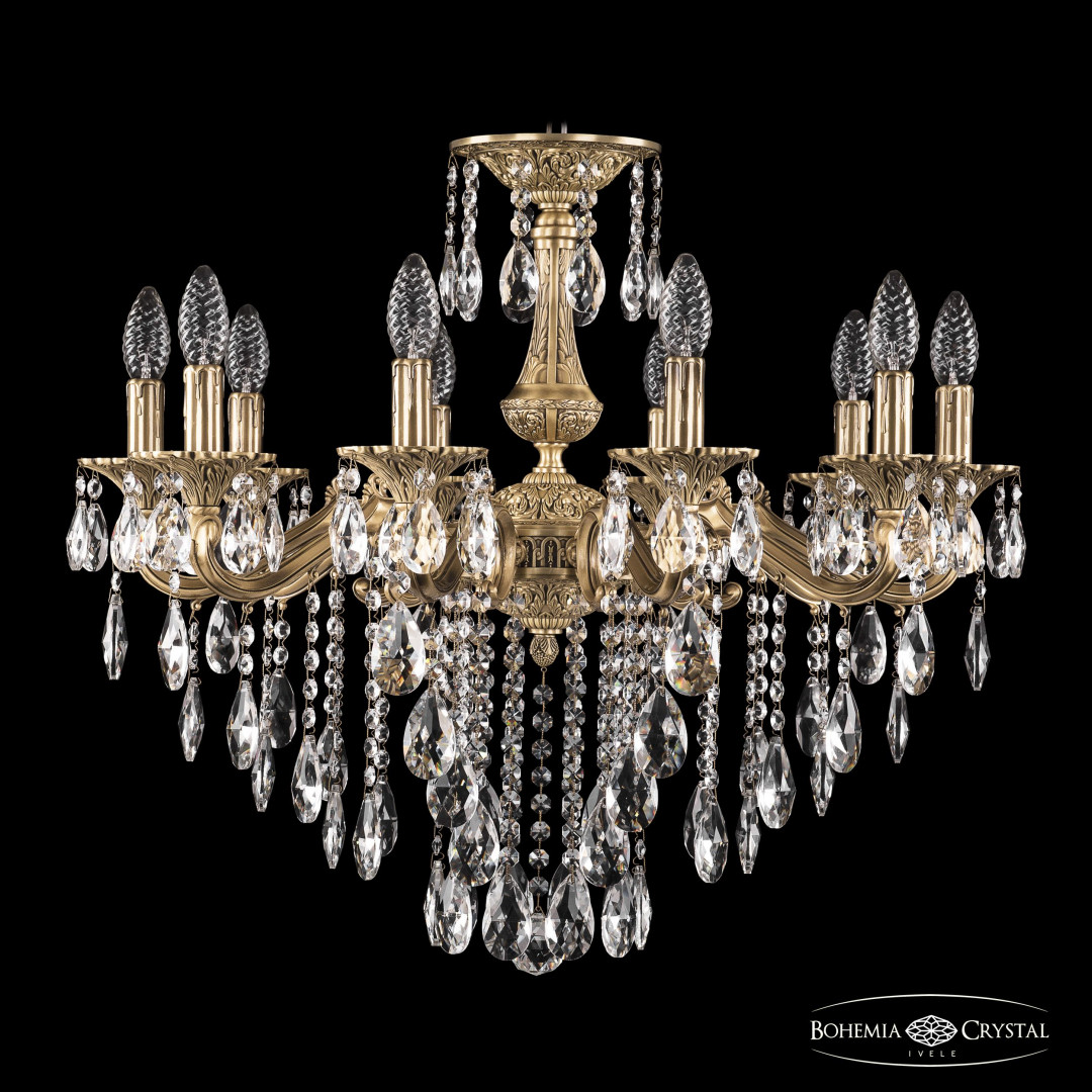 Люстра бронзовая с хрусталём 72102/10/210 B FP