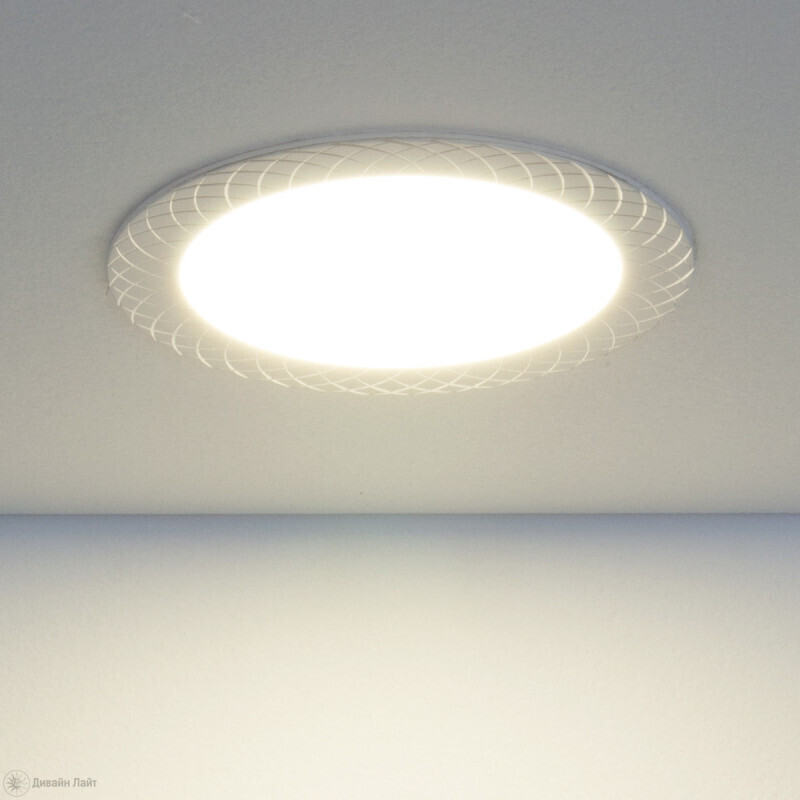 Светильник Downlight Elektrostandard DLR005 12W 4200K WH белый