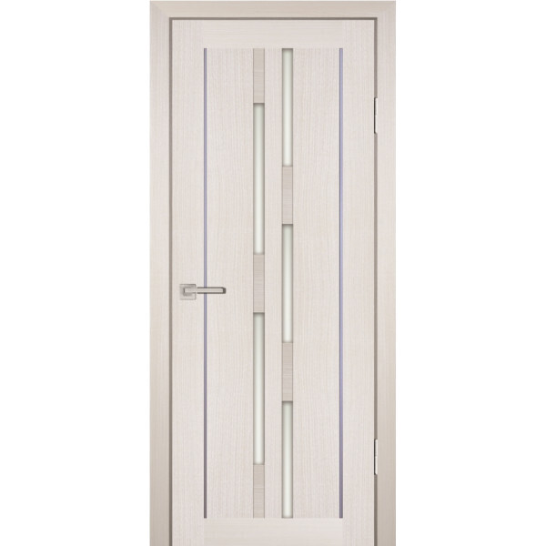 Межкомнатная дверь Graf PS-33 белый сатинат ЭшВайт Мелинга (2000 х 600)