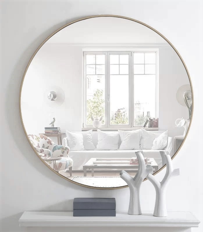 Ala S Silver Зеркало в тонкой раме Smal Art-Zerkalo SM001SL