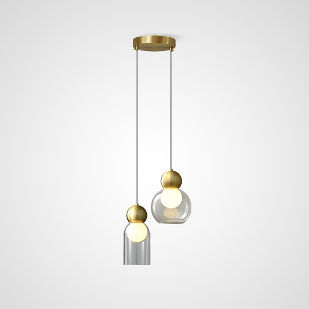 Подвесной светильник FANUEL DUO Brass by ImperiumLoft