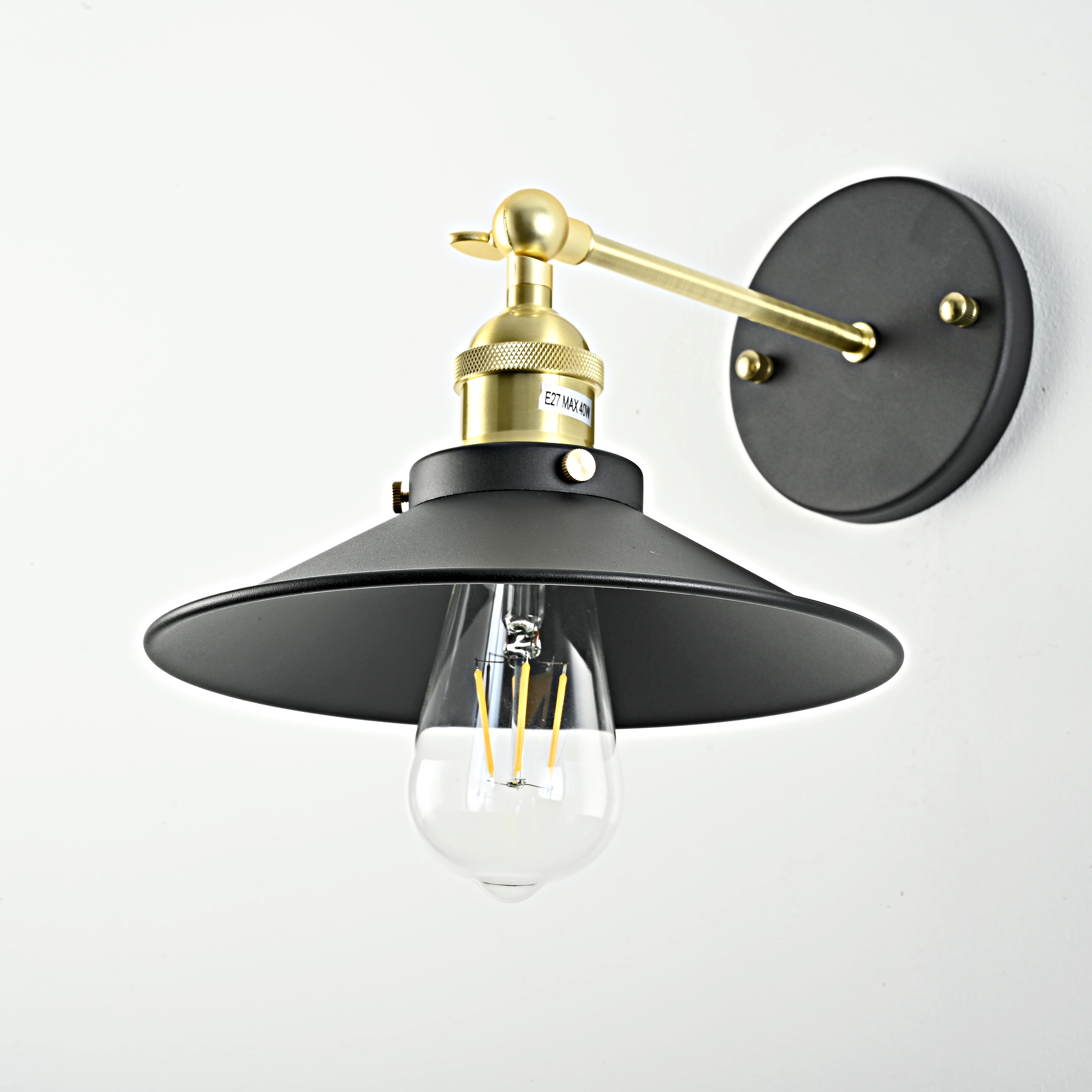 Бра Cone 20Th C.factory Filament By Imperiumloft