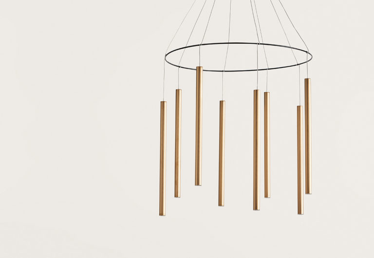 Люстра Mika Multi 8L черный - золотой Aromas del Campo