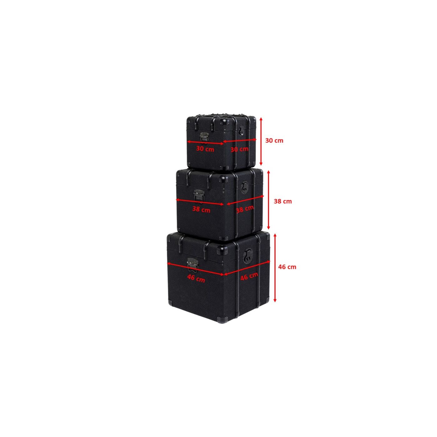 Сундук Voyage Black (3 шт) KARE 87913