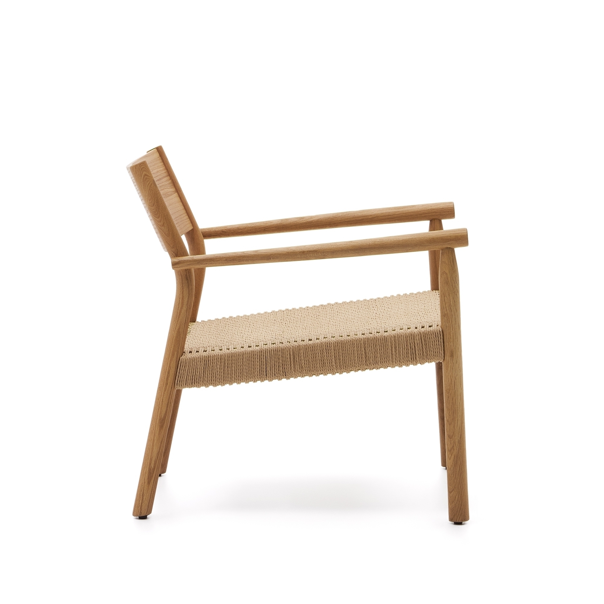 Yalia Кресло из массива дуба с натуральной отделкой и сиденьем из 100% веревки La Forma (ex Julia Grup)