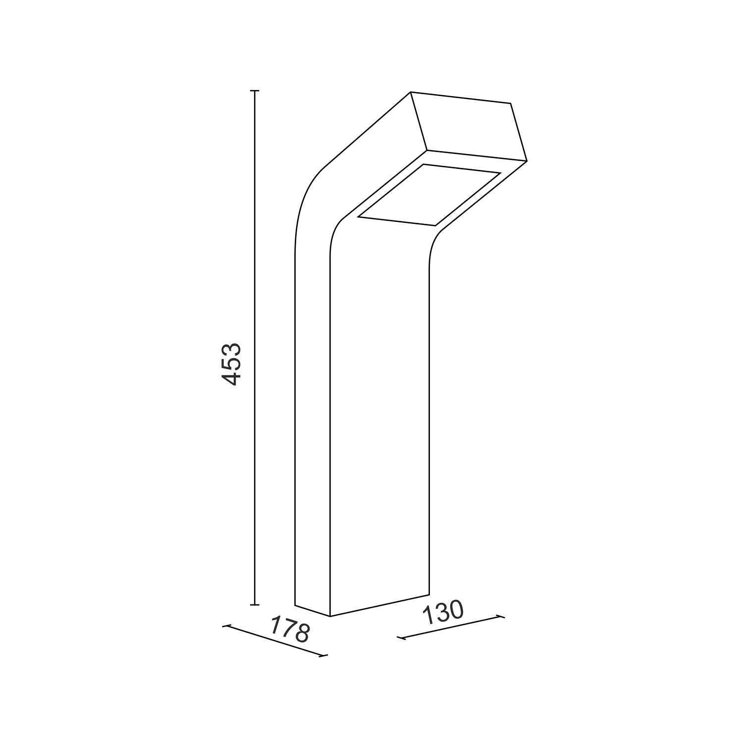 Уличный светодиодный светильник Ledron MO-7060
