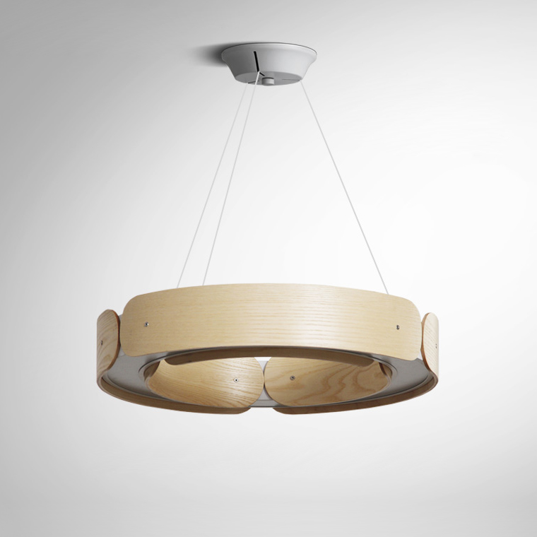 Подвесной Кольцевой Светильник Range 1 D55 Light Wood By Imperiumloft