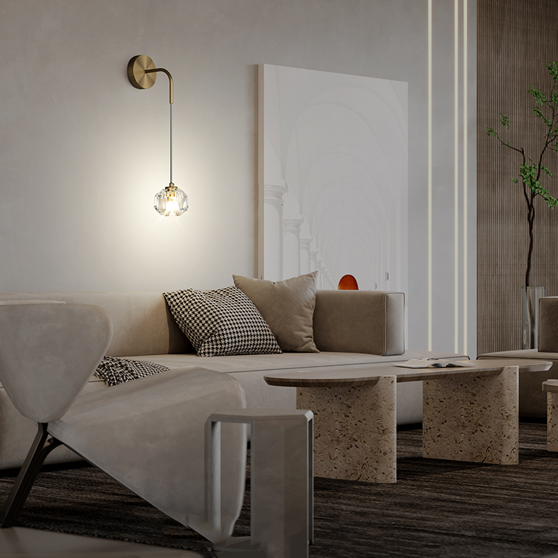 Настенный светильник BIANCA WALL Black by ImperiumLoft