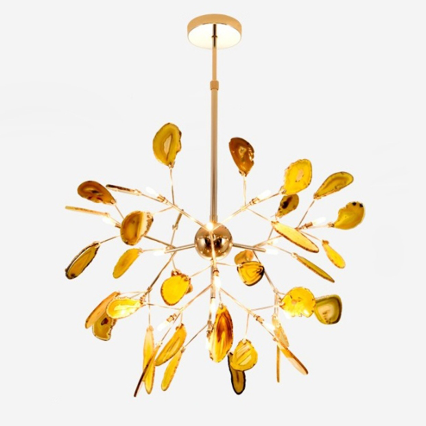 Подвесная люстра AGATE D76 Yellow by ImperiumLoft