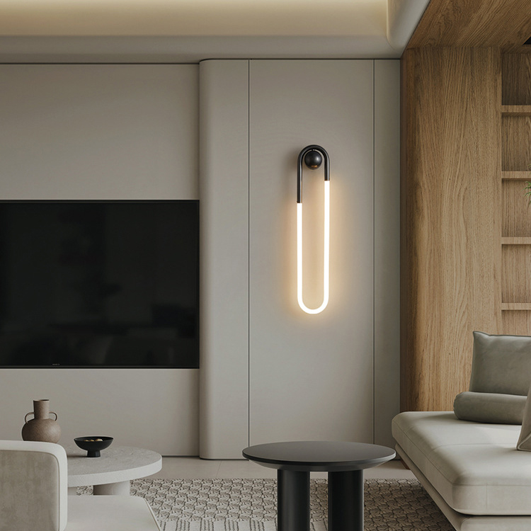 Настенный светильник GABI WALL H75 Black by ImperiumLoft