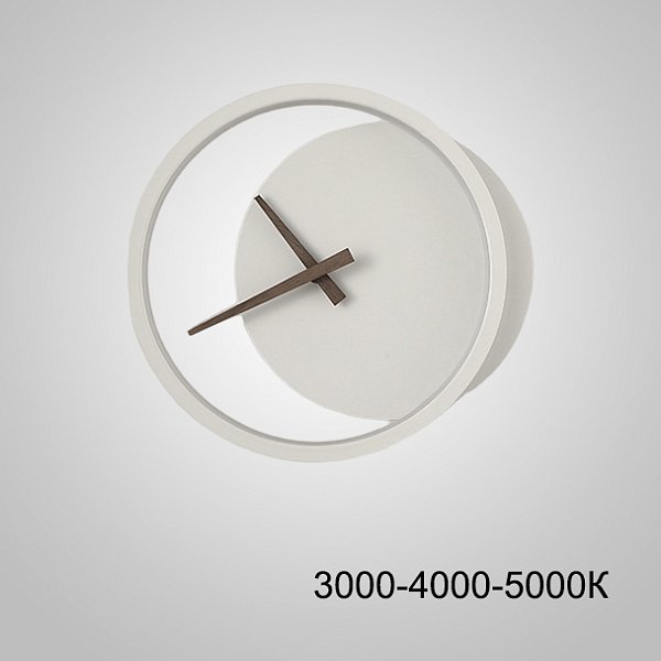 Настенный светильник CLOCK White Трехцветный свет by ImperiumLoft
