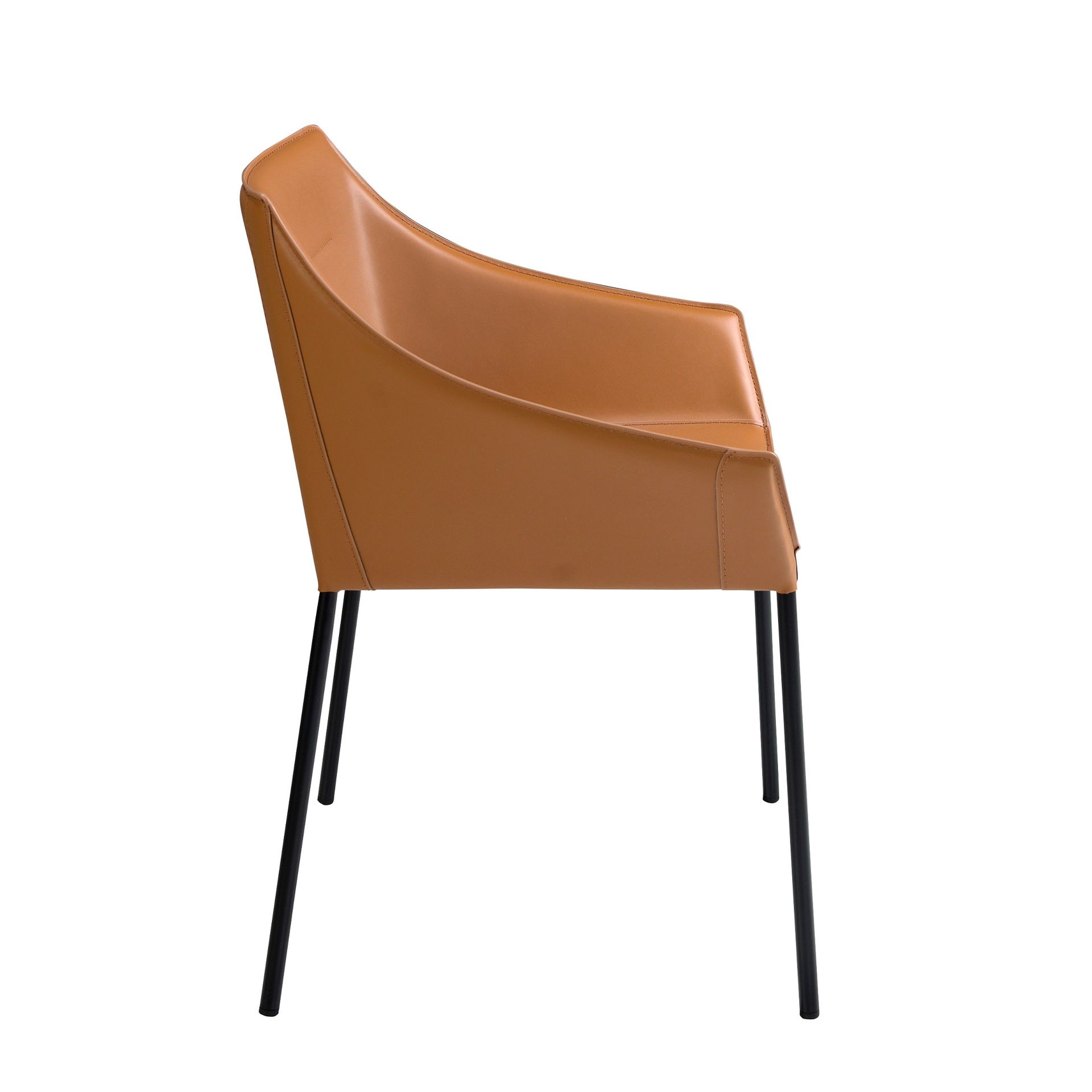 Стул 4144/DC931A коричневый из экокожи Angel Cerda