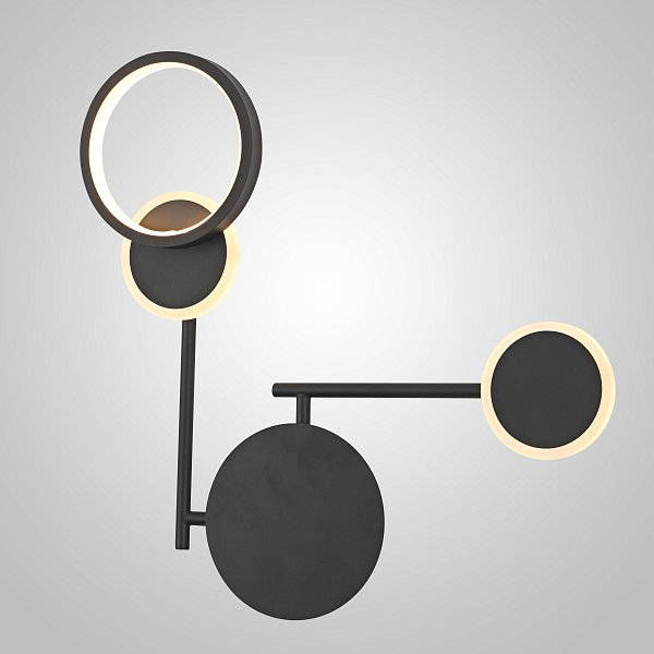 Настенный светильник ZINGY C Black by ImperiumLoft