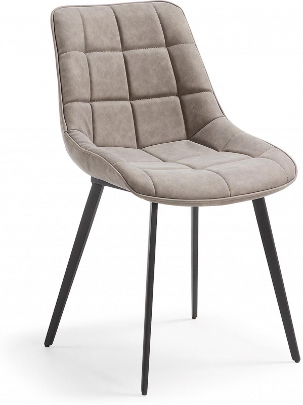 Стул Adah бежево-серый La Forma (ex Julia Grup)