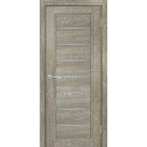 Межкомнатная дверь Graf ТЕХНО-808 белый сатинат Гриджио (1900 х 600)