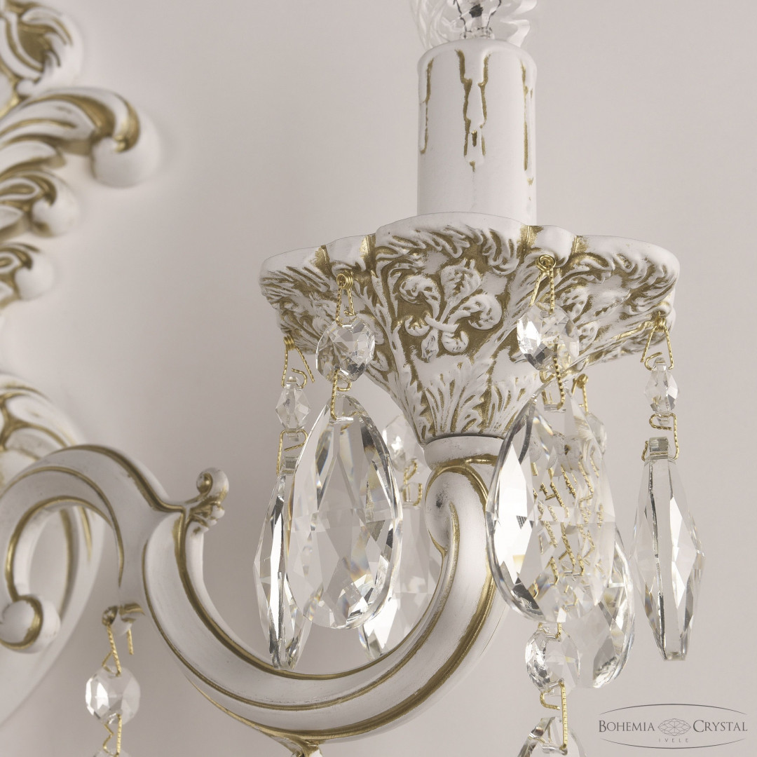 Бра хрустальные AL7801B15/3/175 B WMG Bohemia Ivele Crystal