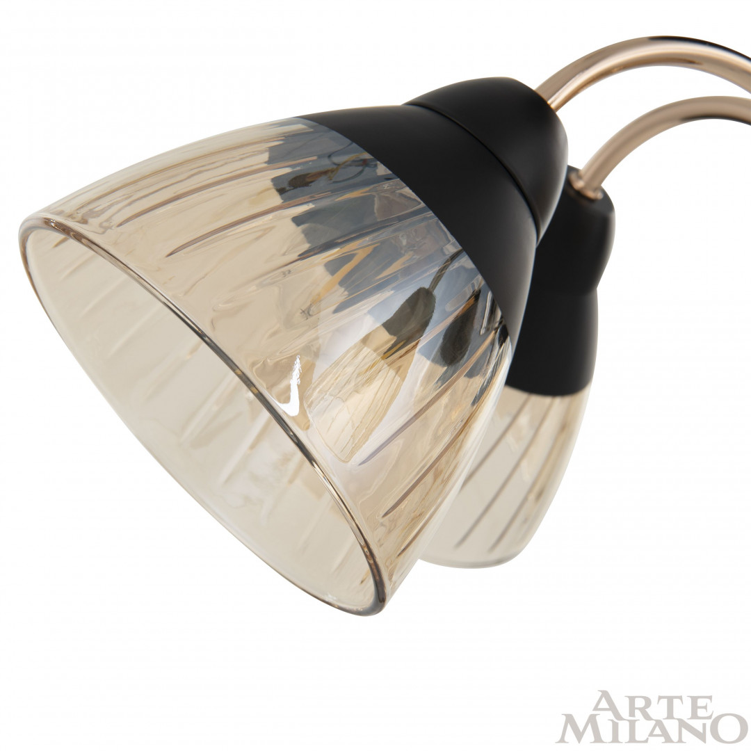 Люстра с плафонами 320119/3 FG+BK Arte Milano