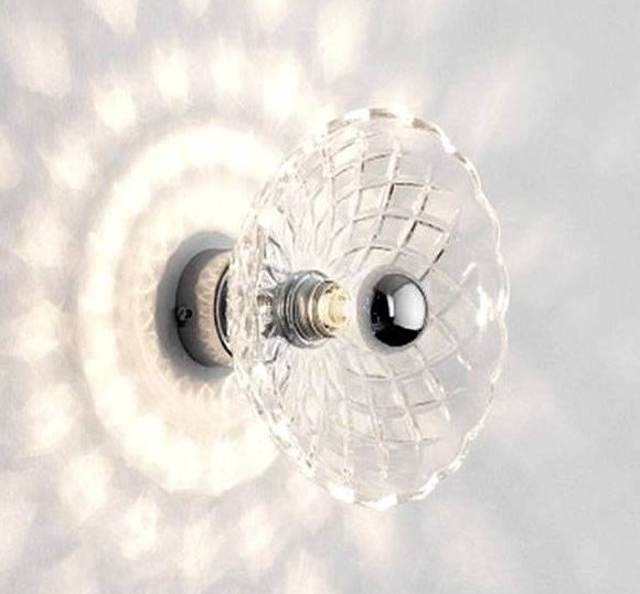 Бра Lotto Ø20 прозрачное стекло/хромированный металл Aromas del Campo