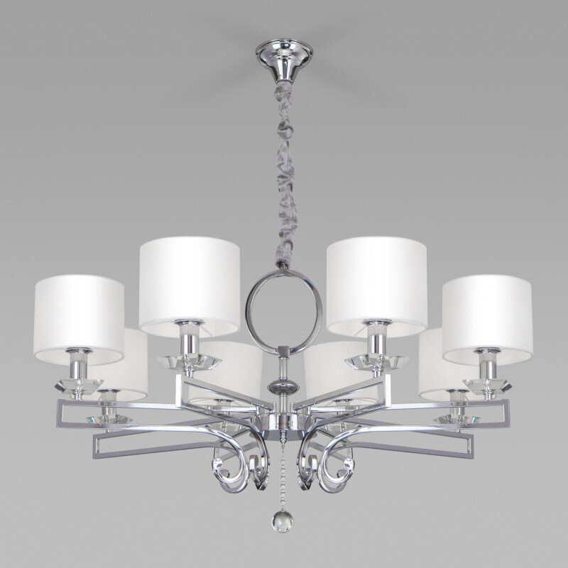 Подвесная люстра Eurosvet 60113/8 хром