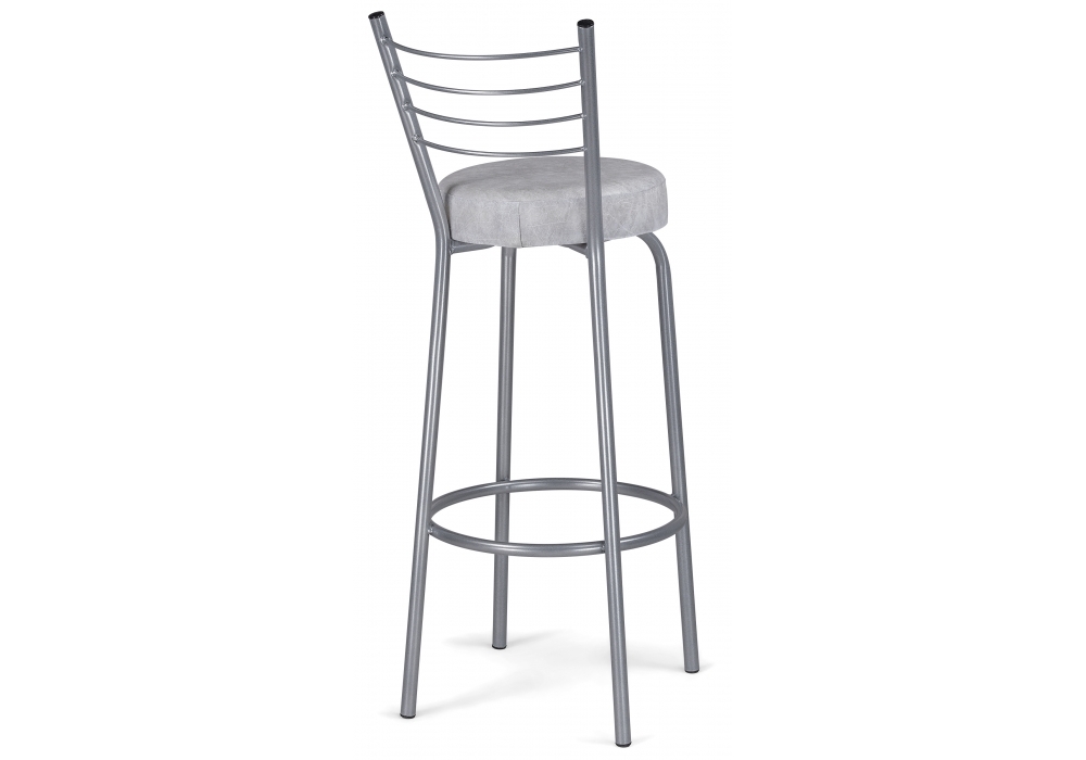 Барный стул Woodville Kuroda белый мрамор / светлый мусс 490088