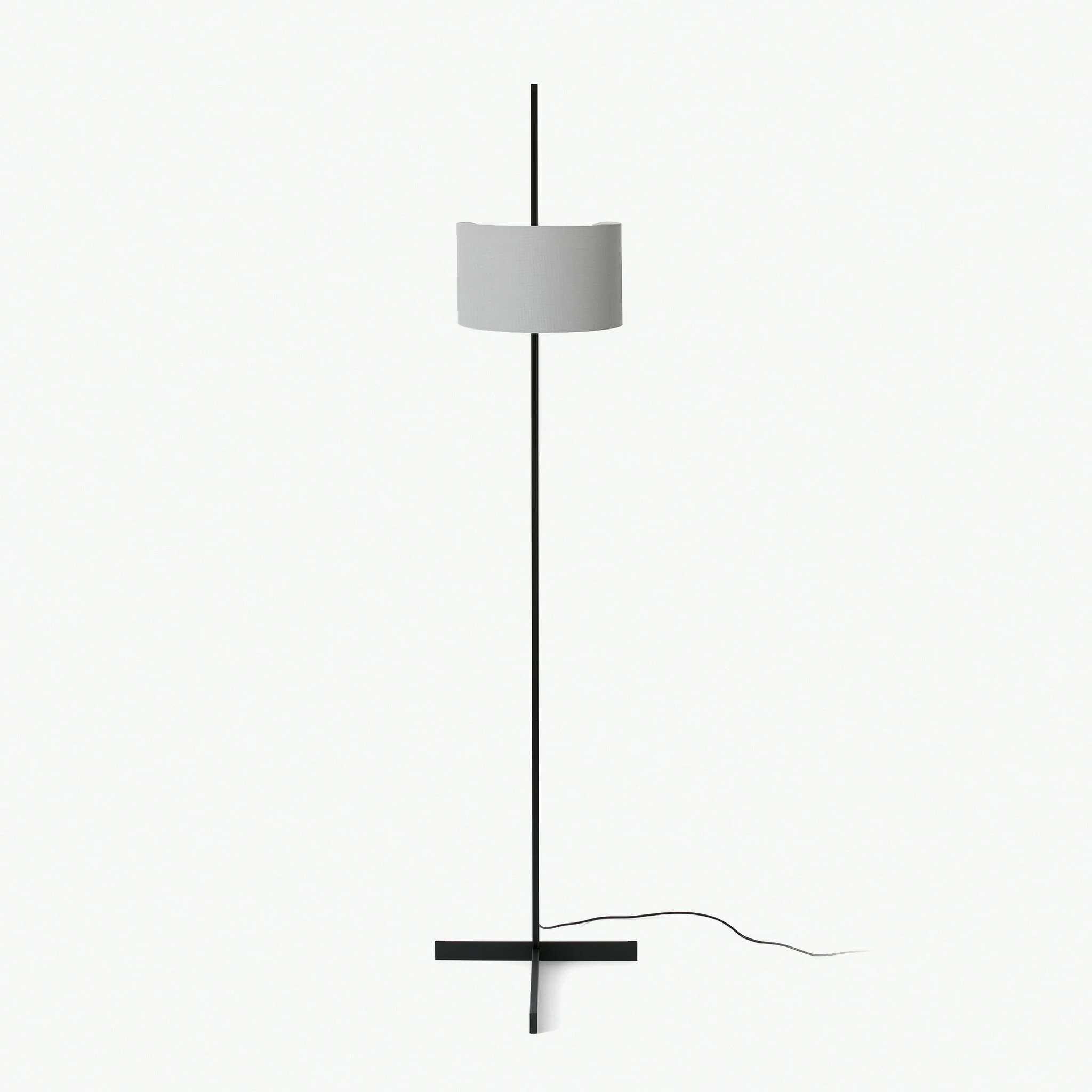 Торшер Stand Up черного и серого цвета E27 20W Faro