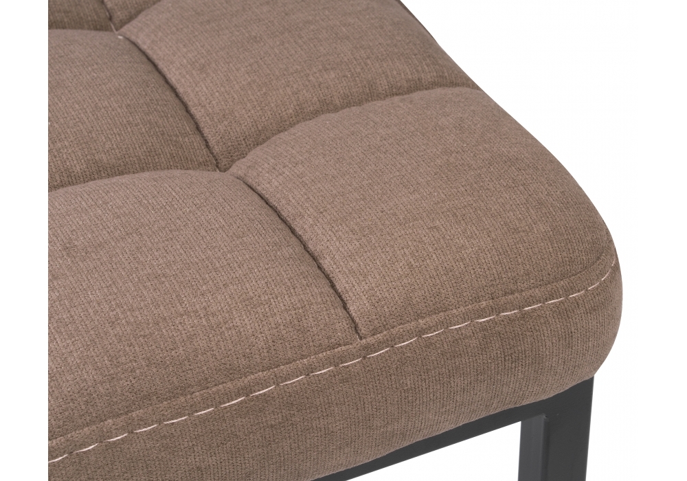 Барный стул Woodville Лофт ткань канди мокко / черный матовый 424149