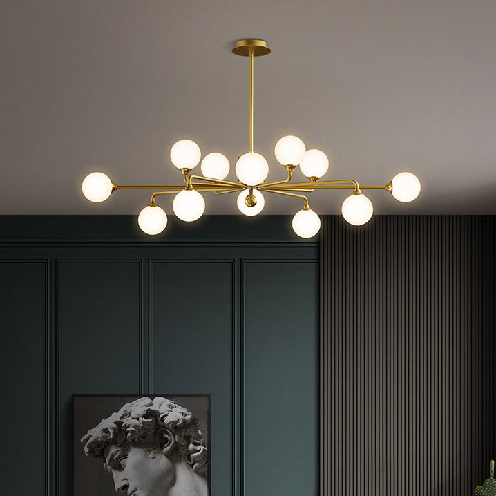 Потолочная люстра PROTON L6 Black by ImperiumLoft