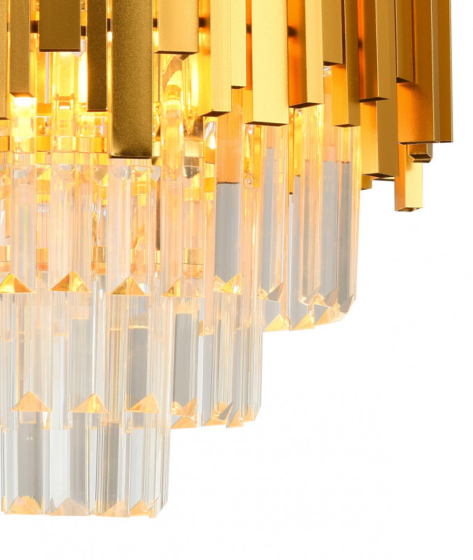 Каскадная люстра Natali Kovaltseva VERTIGO 81440/6C GOLD
