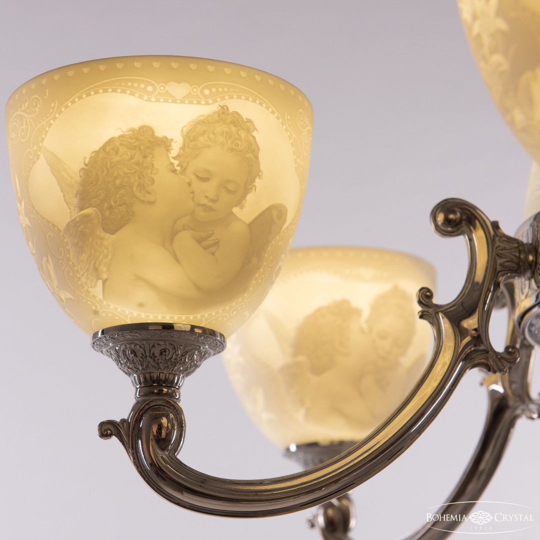 Торшер бронзовый 72009TP/6/175 NW P1 U Angel FA2S