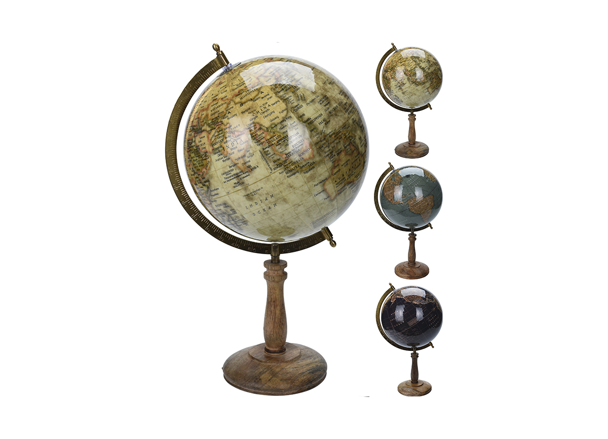 Глобус декоративный на подставке Garda Decor A56100530