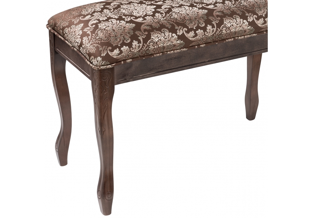 Банкетка Woodville Валентино орех / шоколад 415895