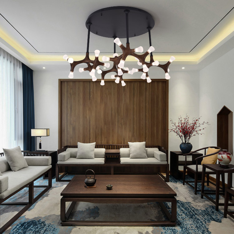 Потолочная люстра SANTANA CH D110 Dark brown by ImperiumLoft