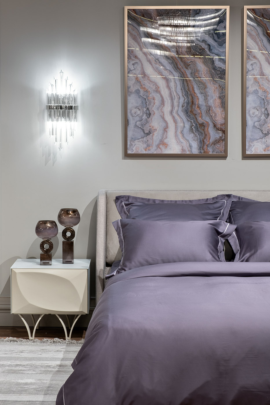 Пододеяльник "Сопрано" 220х200см сиреневый Garda Decor 107TD-D0043DG-POD SOPR SIR