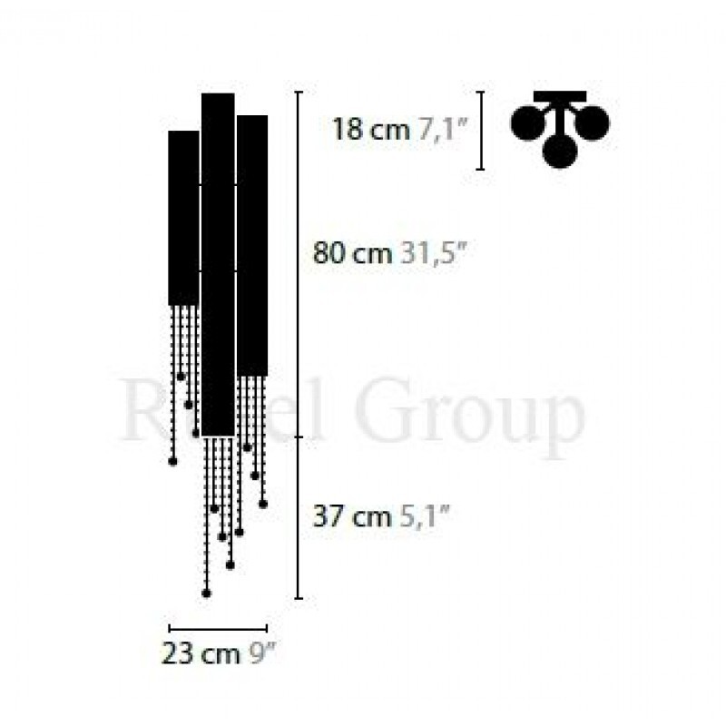 Настенный светильник ILFARI SEXY CRYSTALS W3+3