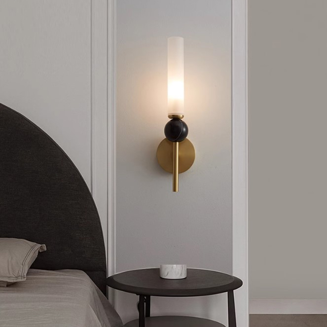 Настенный светильник CYLINDER WALL H38.5 Brass by ImperiumLoft