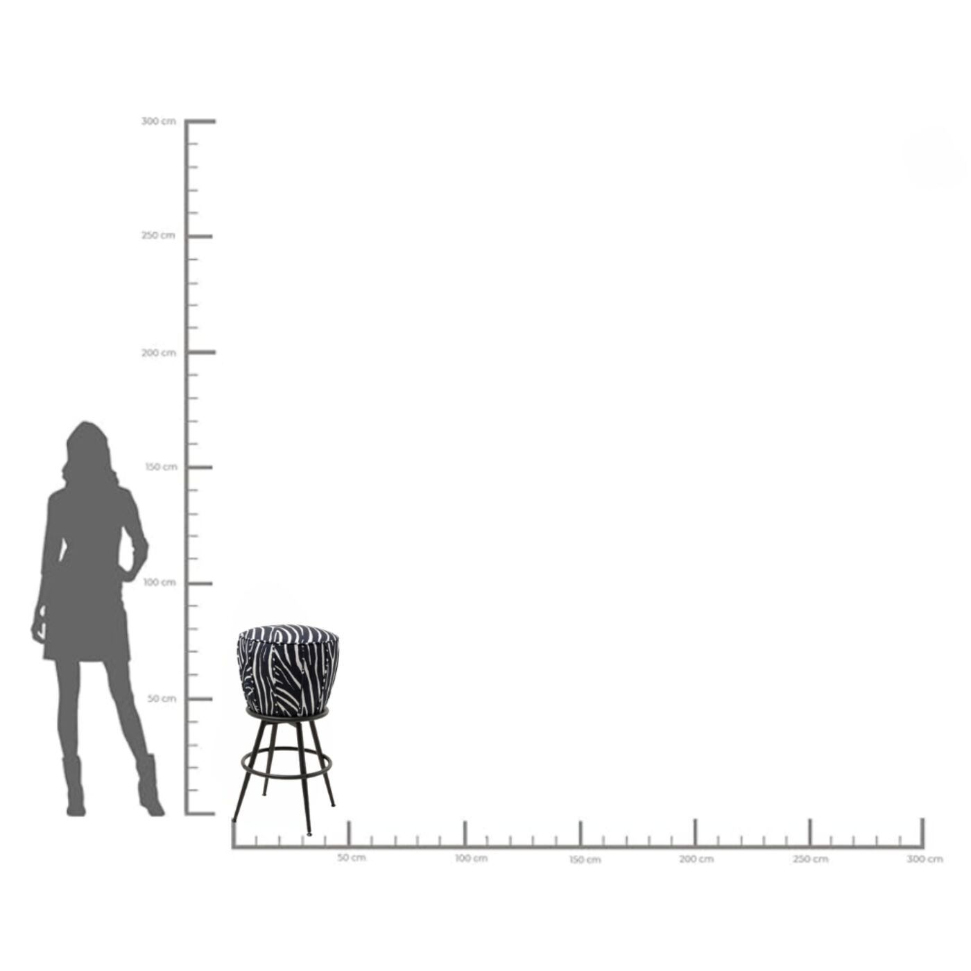 Стул барный After Work Zebra KARE 71134