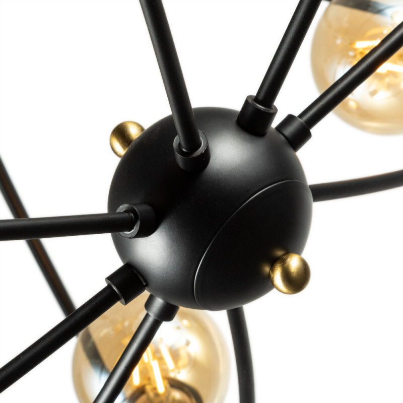 Люстра на штанге Arte Lamp A1963PL-8BK Люстра на штанге Arte Lamp A1963PL-8BK