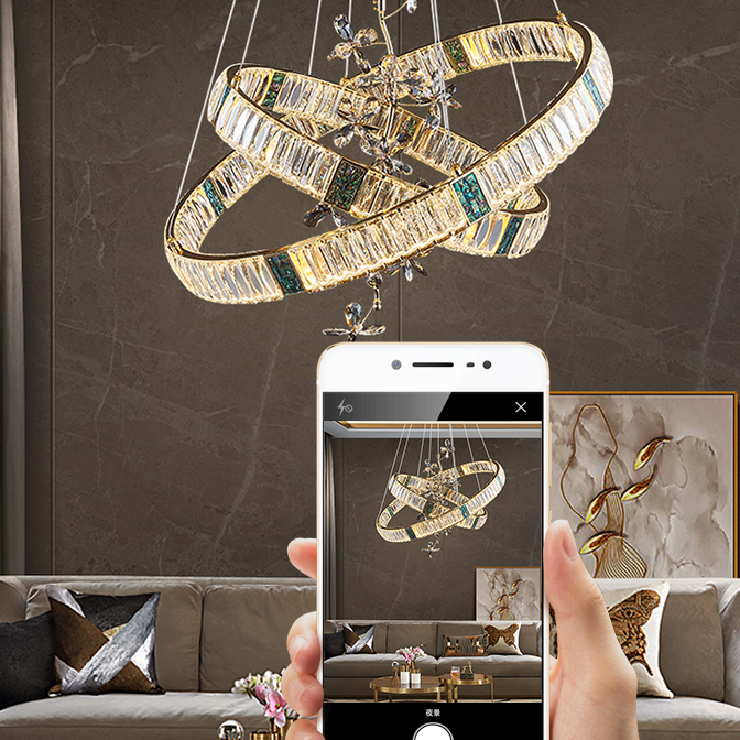 Подвесная люстра FIOLA LUX D60 by ImperiumLoft