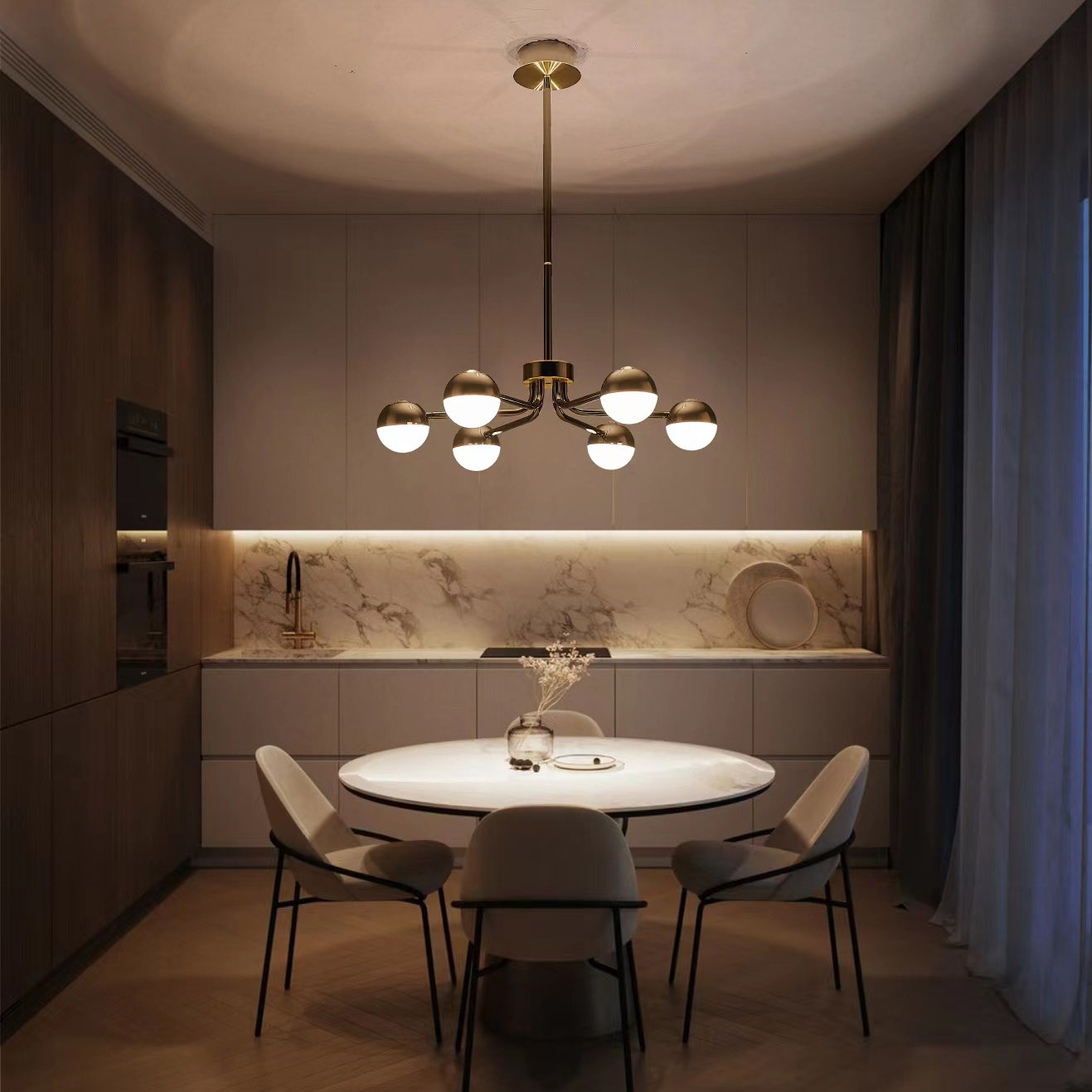 Потолочная люстра BARCELONA CH D80 by ImperiumLoft