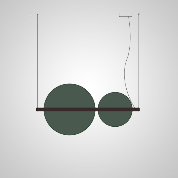 Подвесной светильник LIBERTY TWO Green by ImperiumLoft