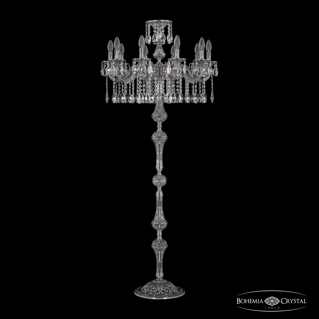 Торшер бронзовый с хрусталём 71101T/10/210 A NB