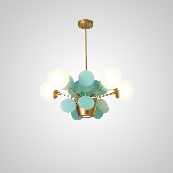 Потолочный светильник MATISSE CH L6 Blue by ImperiumLoft