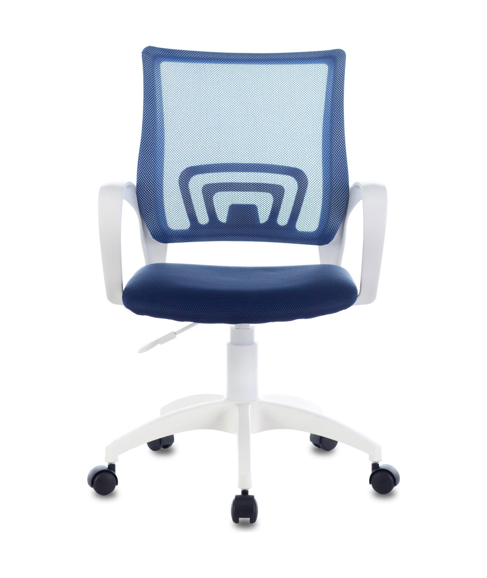 Кресло Бюрократ CH-W695NLT темно-синий TW-05N TW-10N сетка/ткань крестовина пластик пластик белый Stool Group